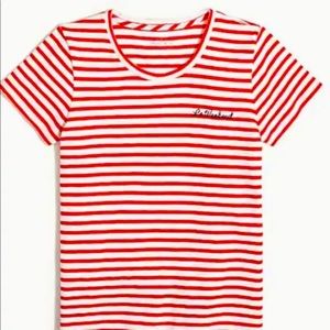 J.Crew Womens Le Weekend Graphic Collector Tee M